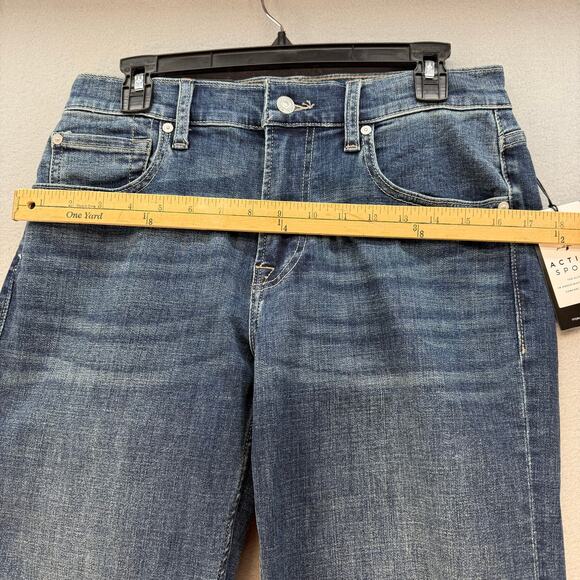 7 For All Mankind Jeans Women's 29 (8) Blue Austyn Relaxed Straight Leg NWT - Picture 12 of 15